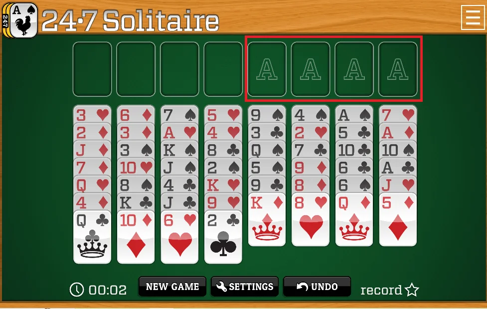 Bliss solitaire free online